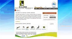 Desktop Screenshot of dlinepestcontrol.com